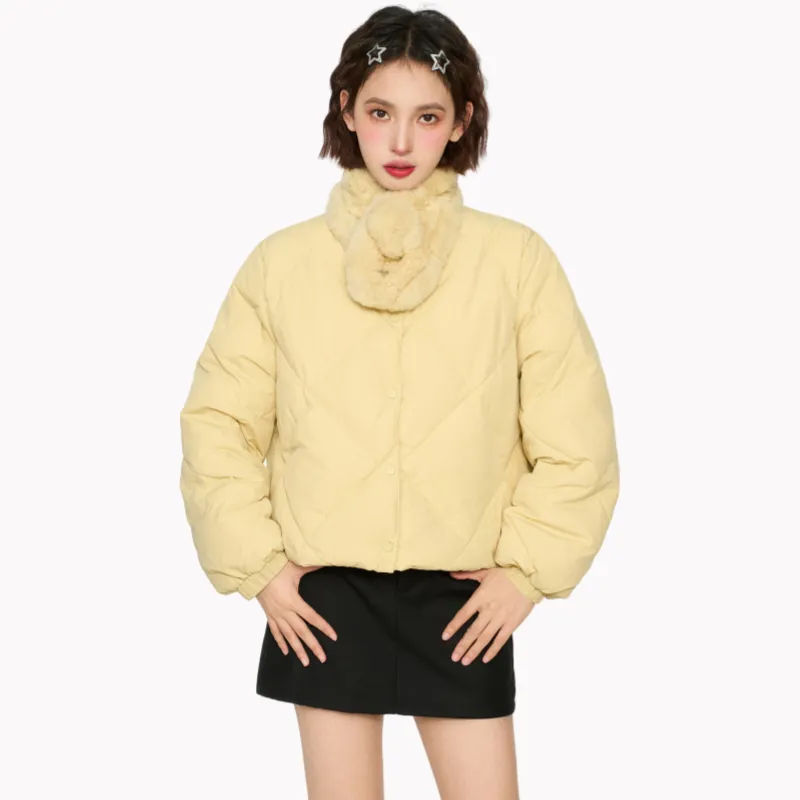 Princess Berdele Puffer Jacket Women's Yellow-1