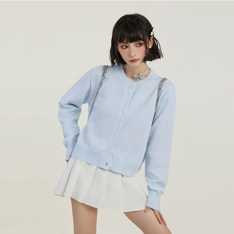 Princess Berdele Knitwear Women's Light Blue-1