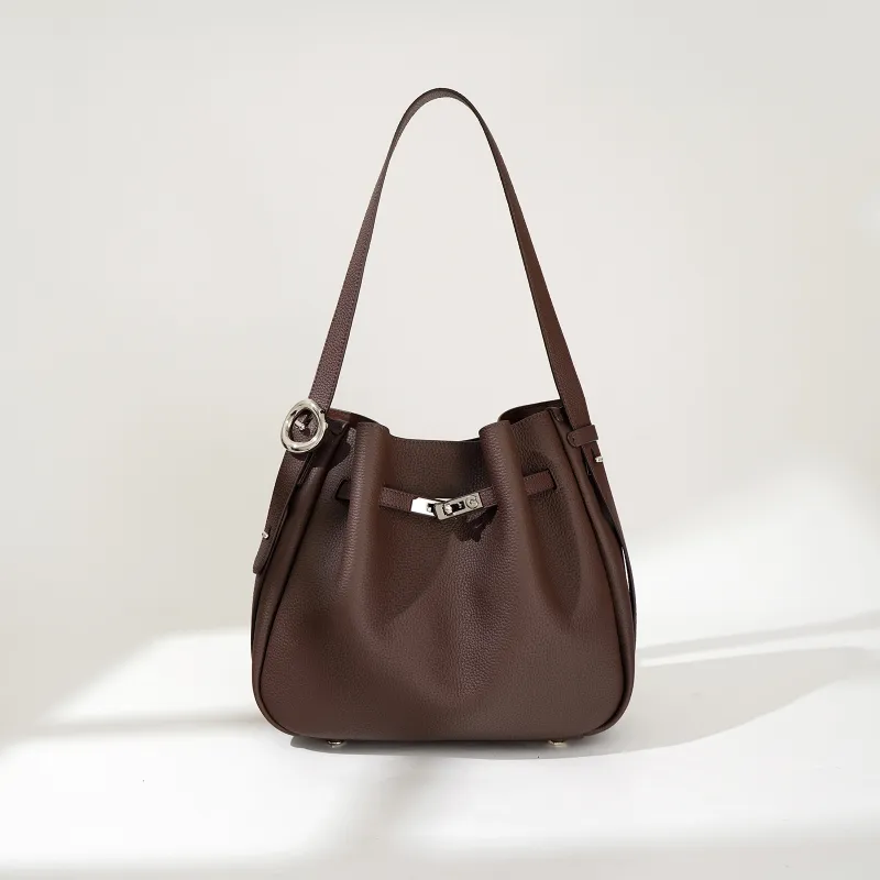 COURONNE Top Grain Cow Leather Portable/One Shoulder/Crossbody Bag Regular Women's Multicolor-13