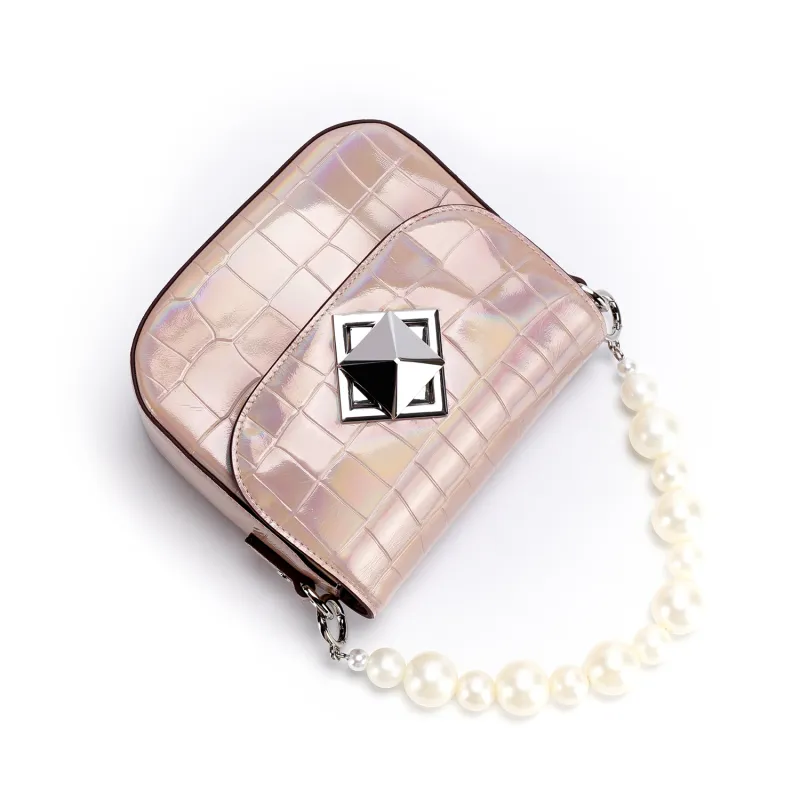 COURONNE Cow Leather Handbag Regular Women's Multicolor-4