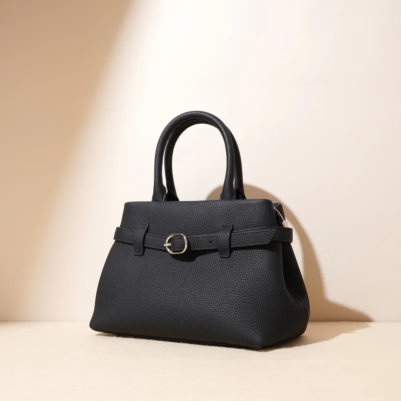 COURONNE Top Grain Cow Leather Kelly Bag Handbag Regular Women's Multicolor-19