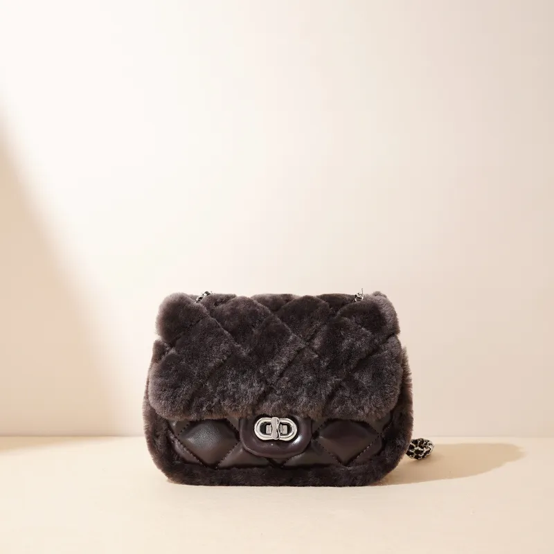 COURONNE Cow Leather Shoulder Bag Regular Women's Multicolor-9
