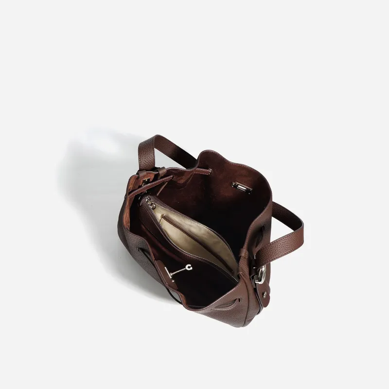 COURONNE Top Grain Cow Leather Portable/One Shoulder/Crossbody Bag Regular Women's Multicolor-9