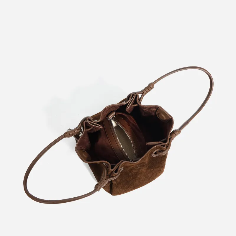 COURONNE Anti velvet Cowhide Shoulder Bag Regular Women's Multicolor-11