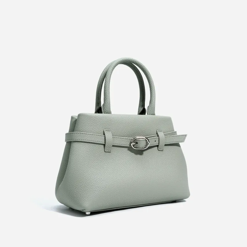 COURONNE Top Grain Cow Leather Kelly Bag Handbag Regular Women's Multicolor-2