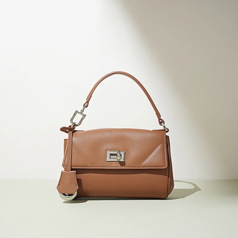 COURONNE Cow Leather Shoulder Bag, Handbag Women's Multicolor-12