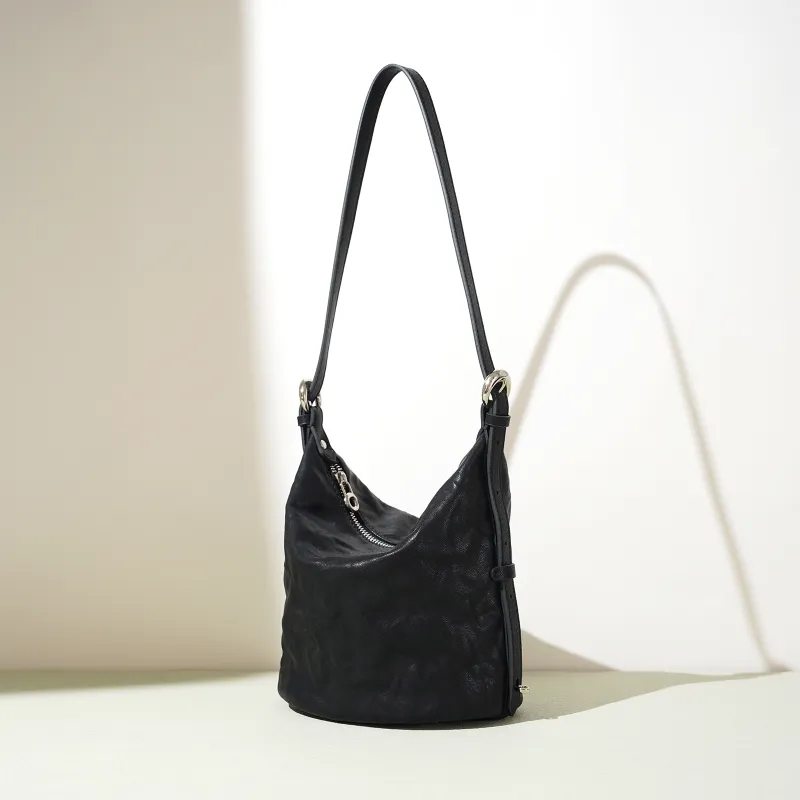 COURONNE Top Grain Cow Leather Shoulder Bag Regular Women's Multicolor-4
