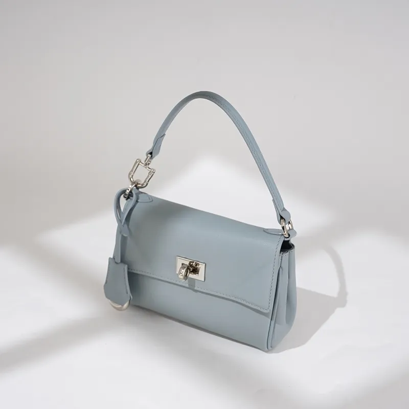 COURONNE Cow Leather Shoulder Bag, Handbag Women's Multicolor-4
