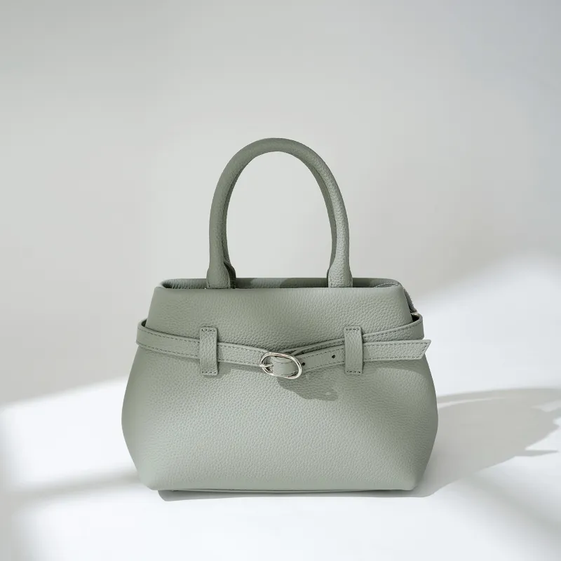 COURONNE Top Grain Cow Leather Kelly Bag Handbag Regular Women's Multicolor-5
