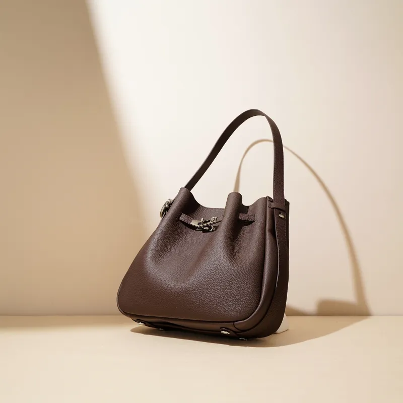COURONNE Top Grain Cow Leather Portable/One Shoulder/Crossbody Bag Regular Women's Multicolor-12