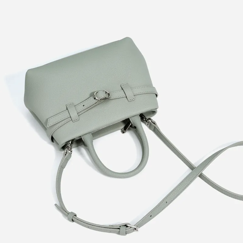 COURONNE Top Grain Cow Leather Kelly Bag Handbag Regular Women's Multicolor-3