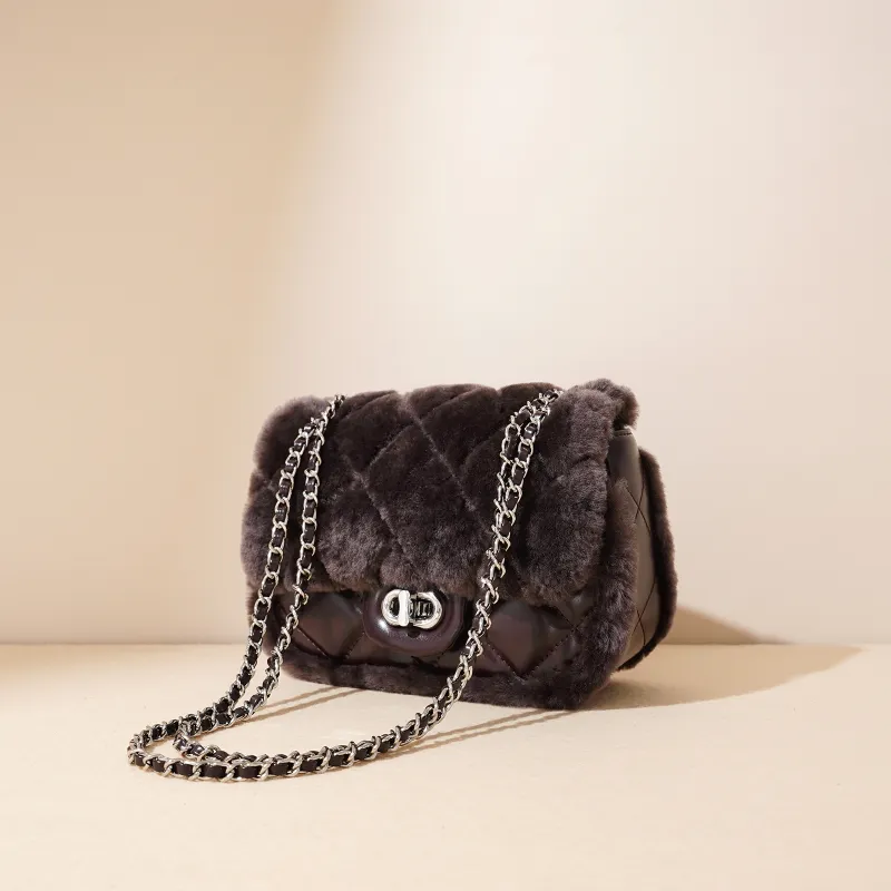 COURONNE Cow Leather Shoulder Bag Regular Women's Multicolor-10