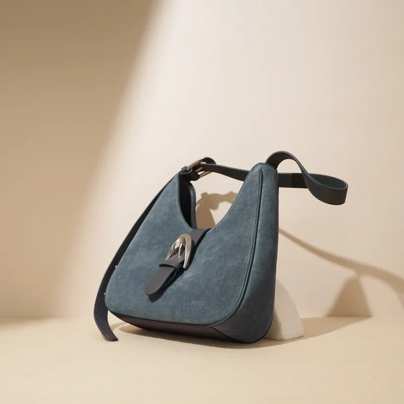 COURONNE Matte Cow Leather Shoulder Bag Regular Women's Multicolor-8