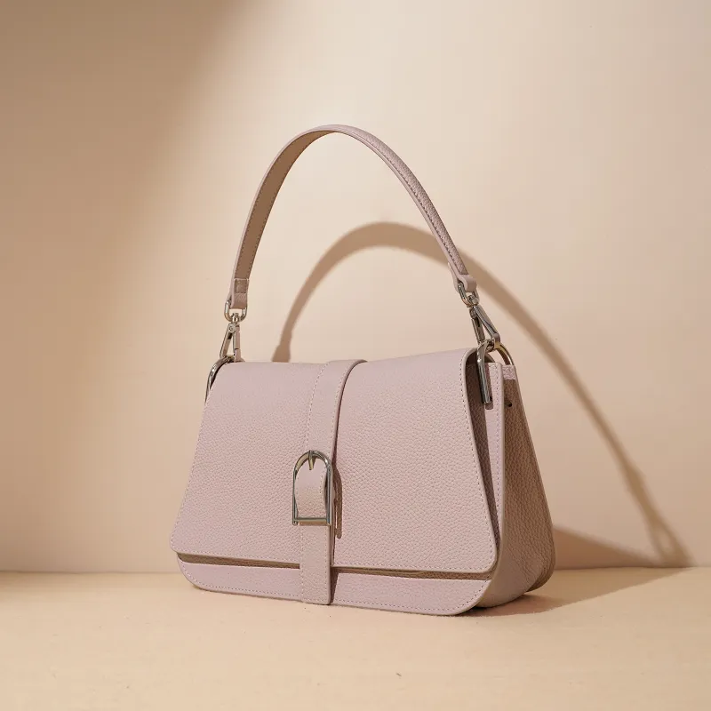 COURONNE Top Grain Cow Leather One Shoulder Handbag Women's Multicolor-6