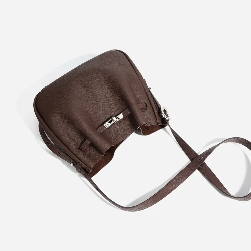 COURONNE Top Grain Cow Leather Portable/One Shoulder/Crossbody Bag Regular Women's Multicolor-8