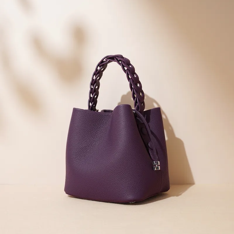 COURONNE Top Grain Cow Leather Handbag Women's Multicolor-6