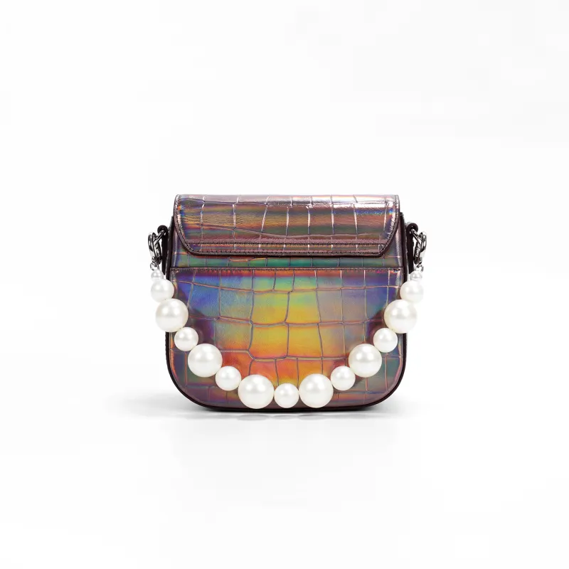 COURONNE Cow Leather Handbag Regular Women's Multicolor-9