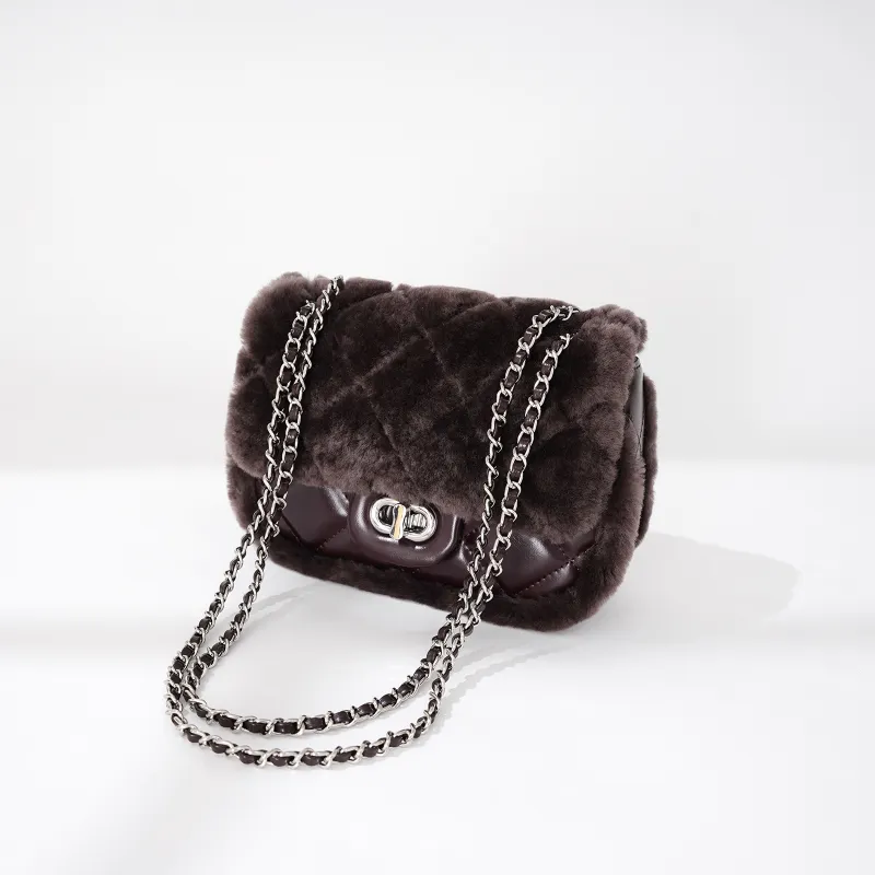 COURONNE Cow Leather Shoulder Bag Regular Women's Multicolor-8