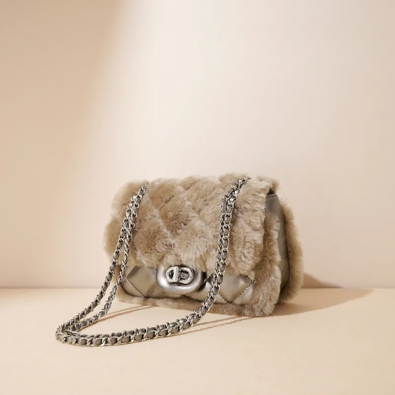 COURONNE Cow Leather Shoulder Bag Regular Women's Multicolor-17