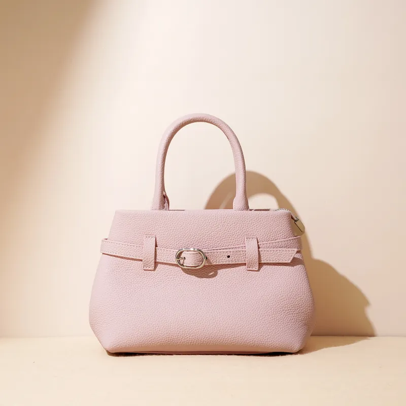 COURONNE Top Grain Cow Leather Kelly Bag Handbag Regular Women's Multicolor-15