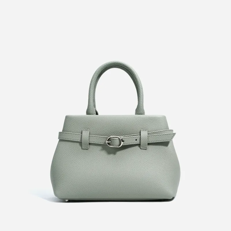 COURONNE Top Grain Cow Leather Kelly Bag Handbag Regular Women's Multicolor-1