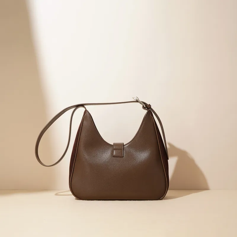 COURONNE Matte Cow Leather Shoulder Bag Regular Women's Multicolor-13