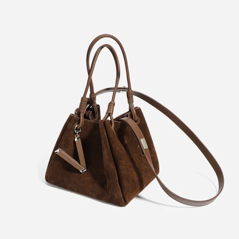 COURONNE Anti velvet Cowhide Shoulder Bag Regular Women's Multicolor-9