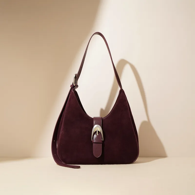 COURONNE Matte Cow Leather Shoulder Bag Regular Women's Multicolor-5