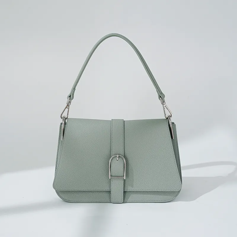 COURONNE Top Grain Cow Leather One Shoulder Handbag Women's Multicolor-4