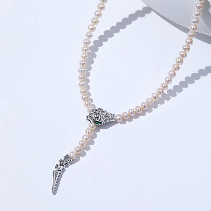 Luxury Beads Pearl Necklaces Women's-8