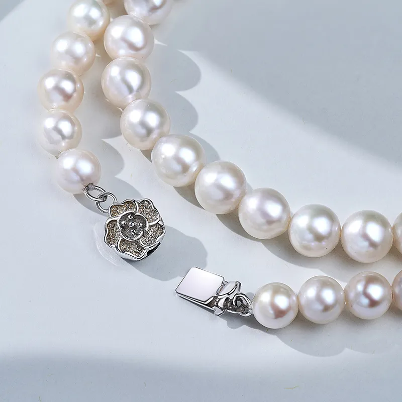 Luxury Beads Freshwater Pearl Necklace, Birthday, Bestie, Self Wear Women's-1