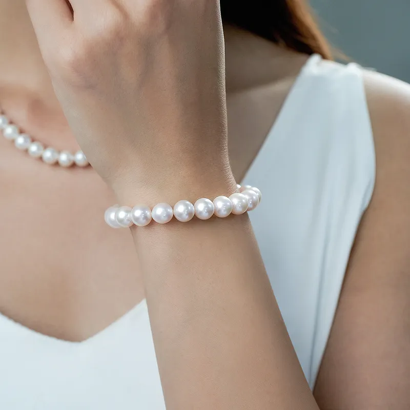Luxury Beads Pearl Bracelet, Premium Item Women's-5