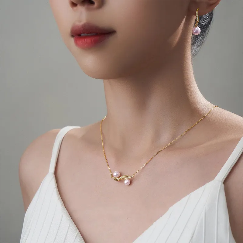 Luxury Beads Pearl Necklaces Women's-3