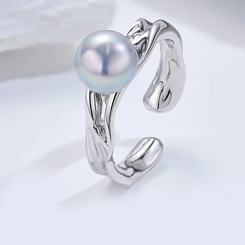 Luxury Beads Pearl Rings Women's-1