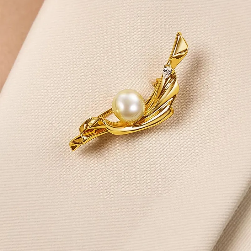 Luxury Beads Pearl Brooches Women's-2