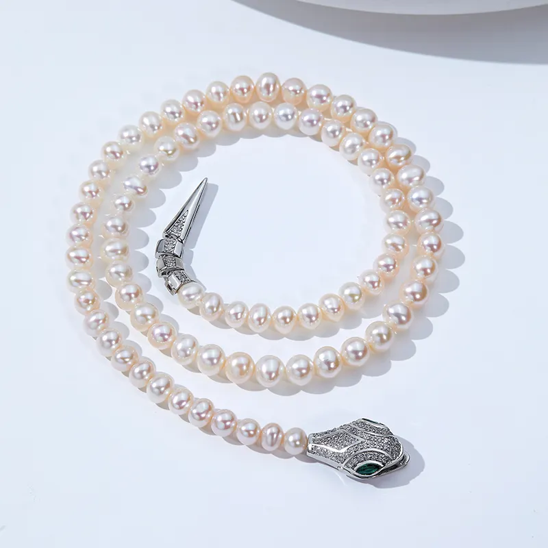 Luxury Beads Pearl Necklaces Women's-9