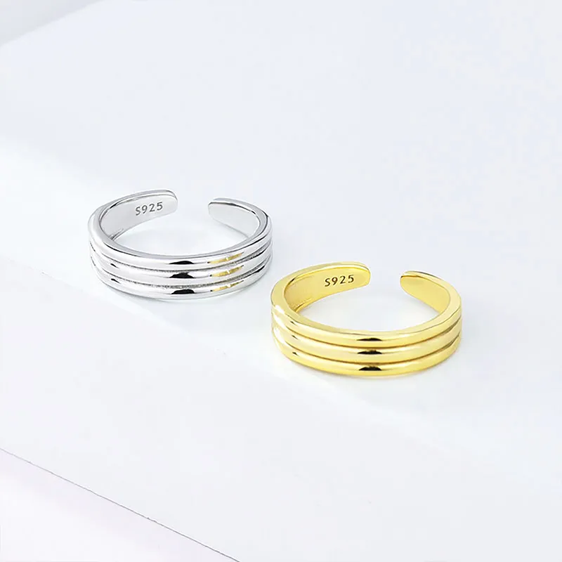 Luxury Beads S925 Silver Rings Women's-1