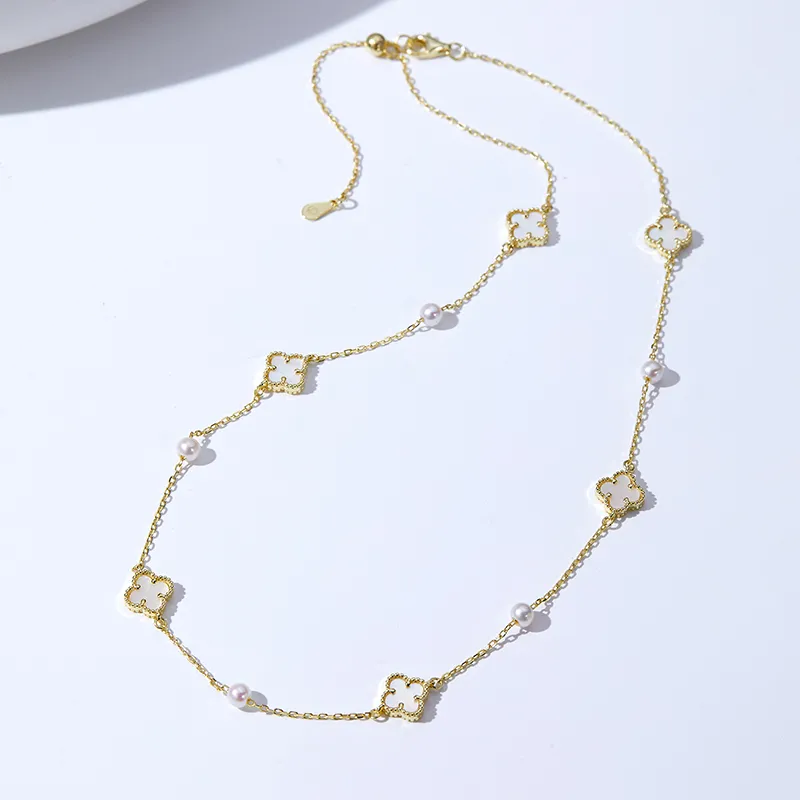 Luxury Beads Pearl Necklaces Women's-3