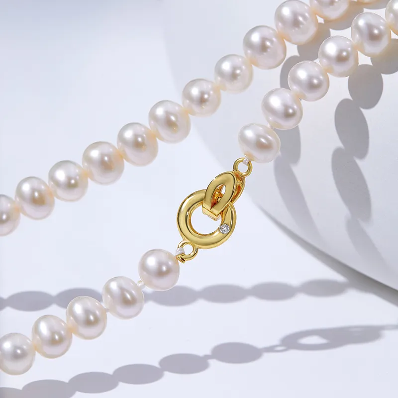 Luxury Beads Pearl Necklaces Women's-1