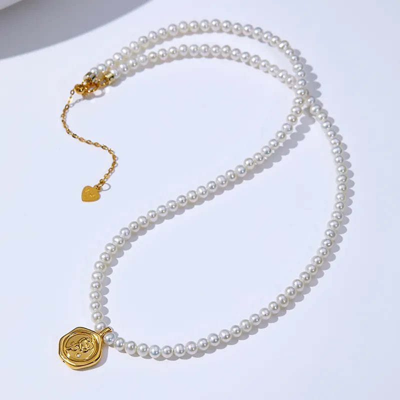 Luxury Beads Pearl Necklaces Women's-3
