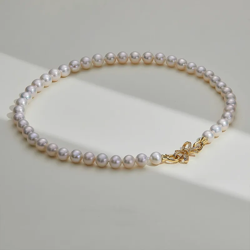 Luxury Beads Pearl Necklaces Women's-2