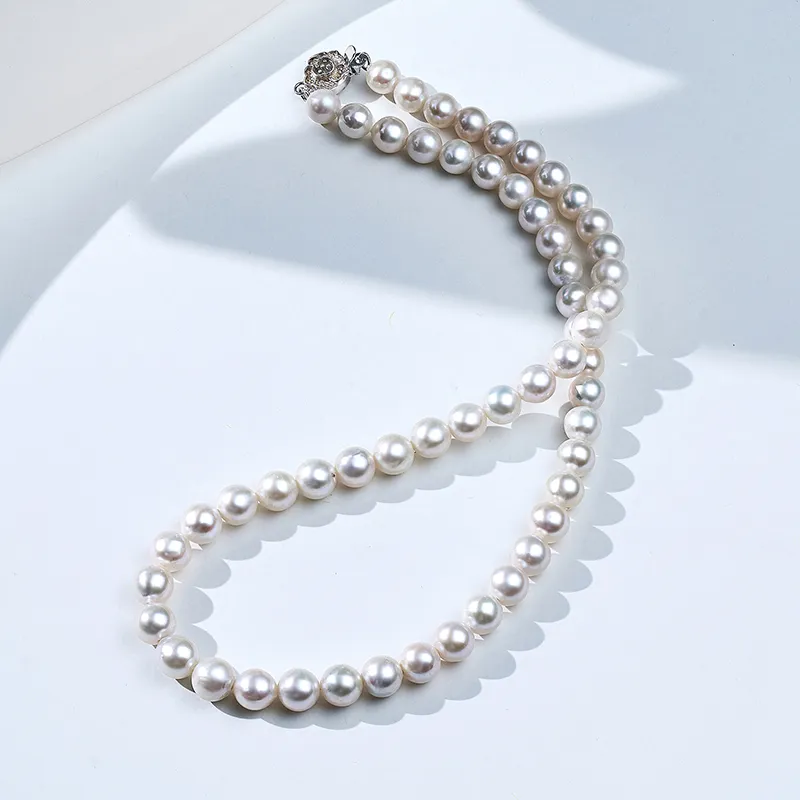 Luxury Beads Freshwater Pearl Necklace, Birthday, Bestie, Self Wear Women's-4