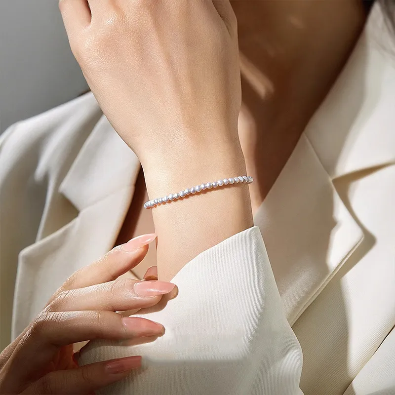 Luxury Beads Freshwater Pearl Bracelets Women's-1