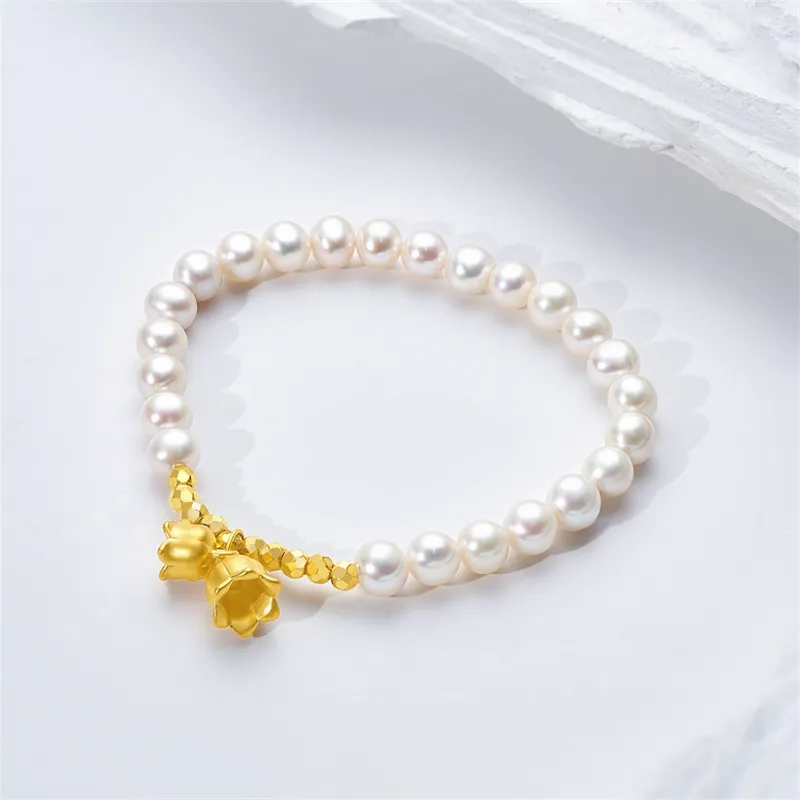 Luxury Beads Freshwater Pearl Bracelets Women's-1