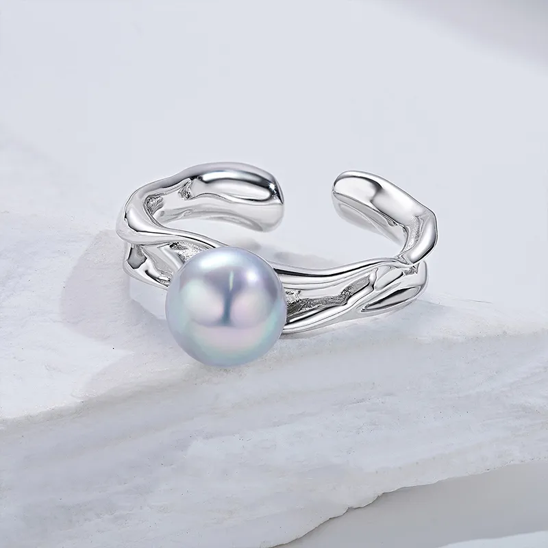 Luxury Beads Pearl Rings Women's-2