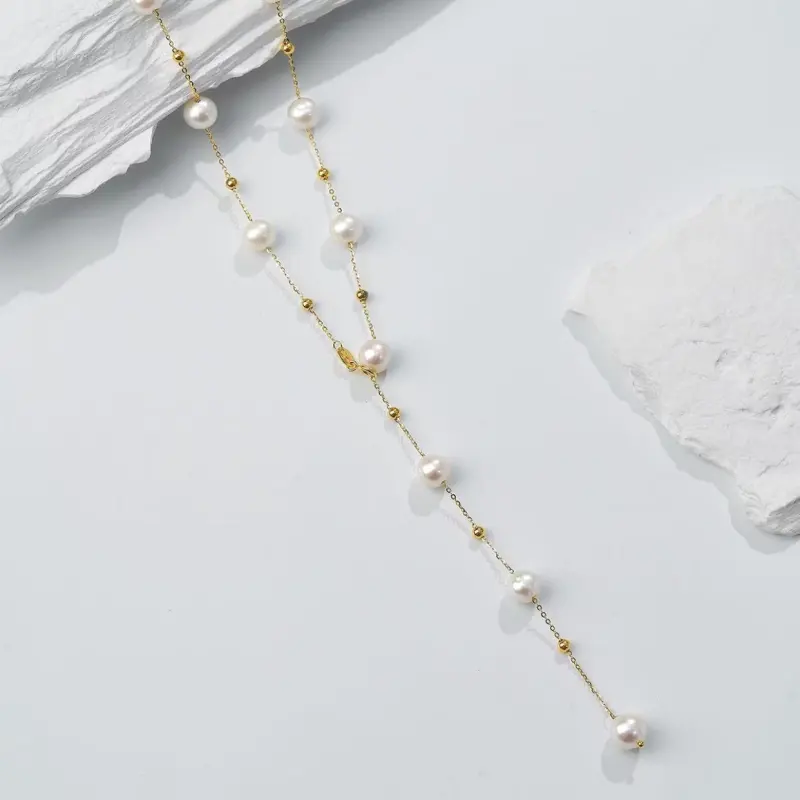 Luxury Beads Pearl Necklaces Women's-2