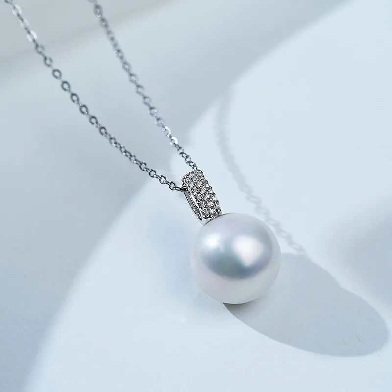 Luxury Beads Pearl Necklace, Pendant Women's-1
