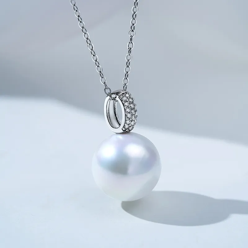 Luxury Beads Pearl Necklace, Pendant Women's-3