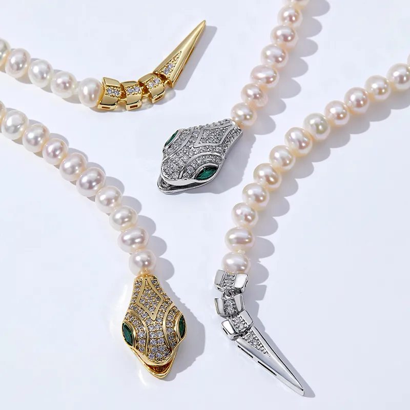 Luxury Beads Pearl Necklaces Women's-6