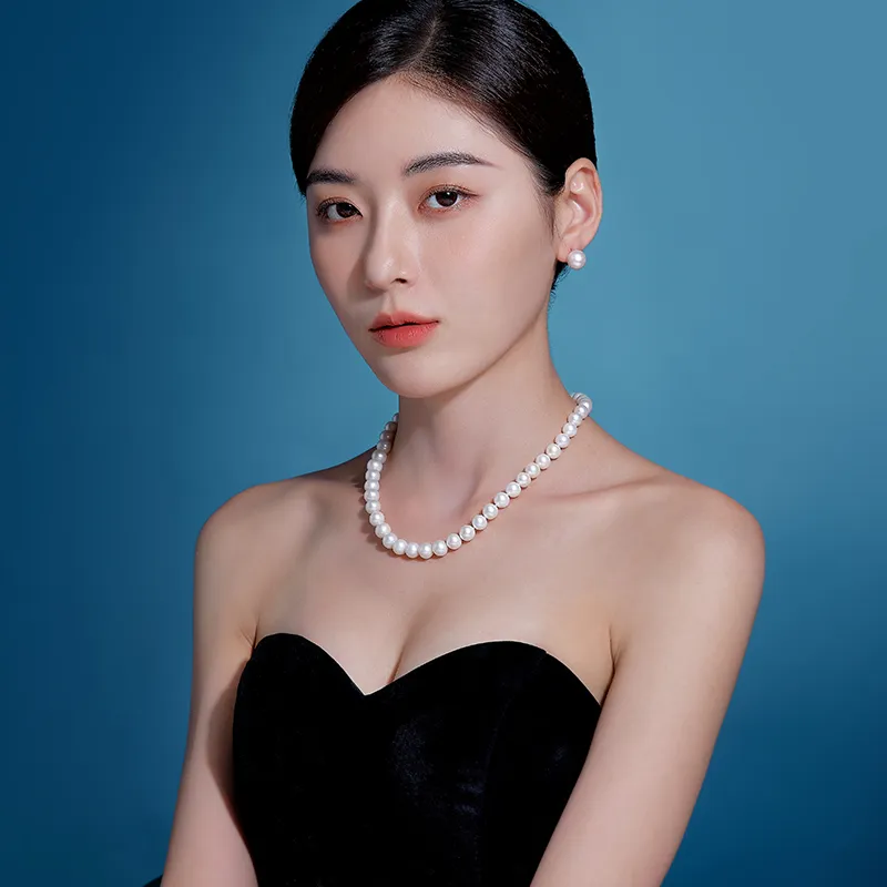 Luxury Beads Pearl Necklaces Women's-3